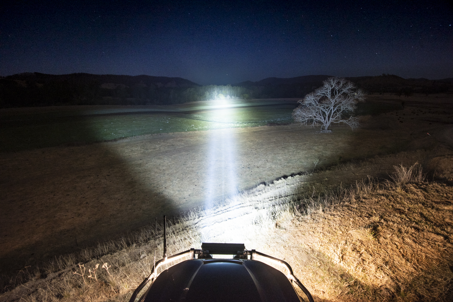 The right combination of driving lights makes off-road driving so easy!