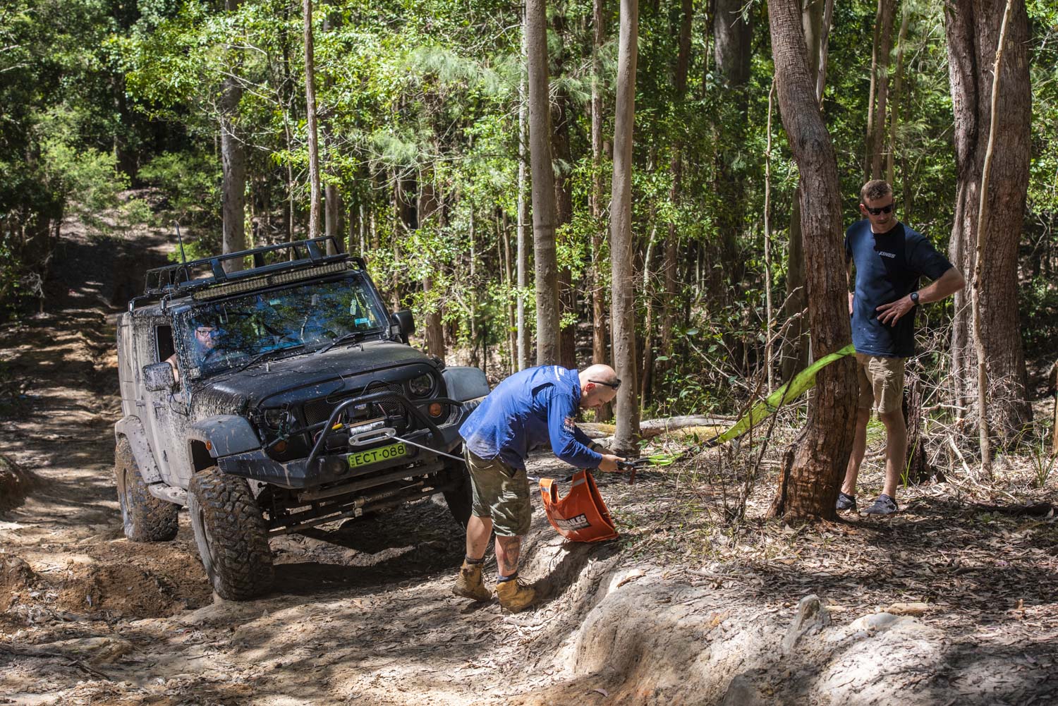 Winches are not just for recovering your own vehicle!